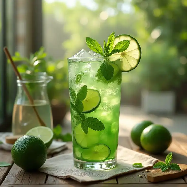 Lime mint cooler