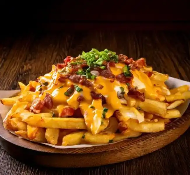 Loaded Cheesy Chicken Fries