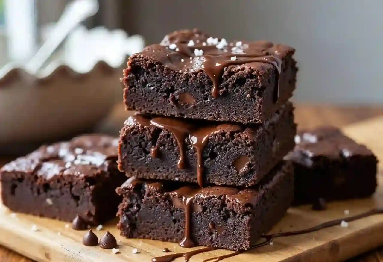 Double chocolate brownie